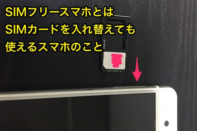 SIMフリースマホとは